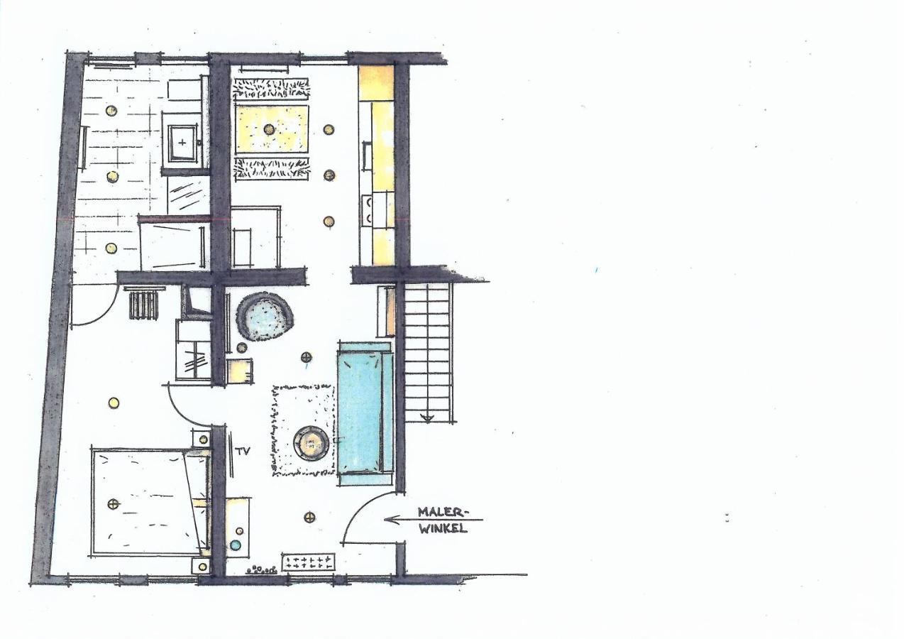 Malerwinkel & Tuchereck Apartment มิเคลชตัดท์ ภายนอก รูปภาพ